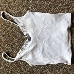 v neck crop top